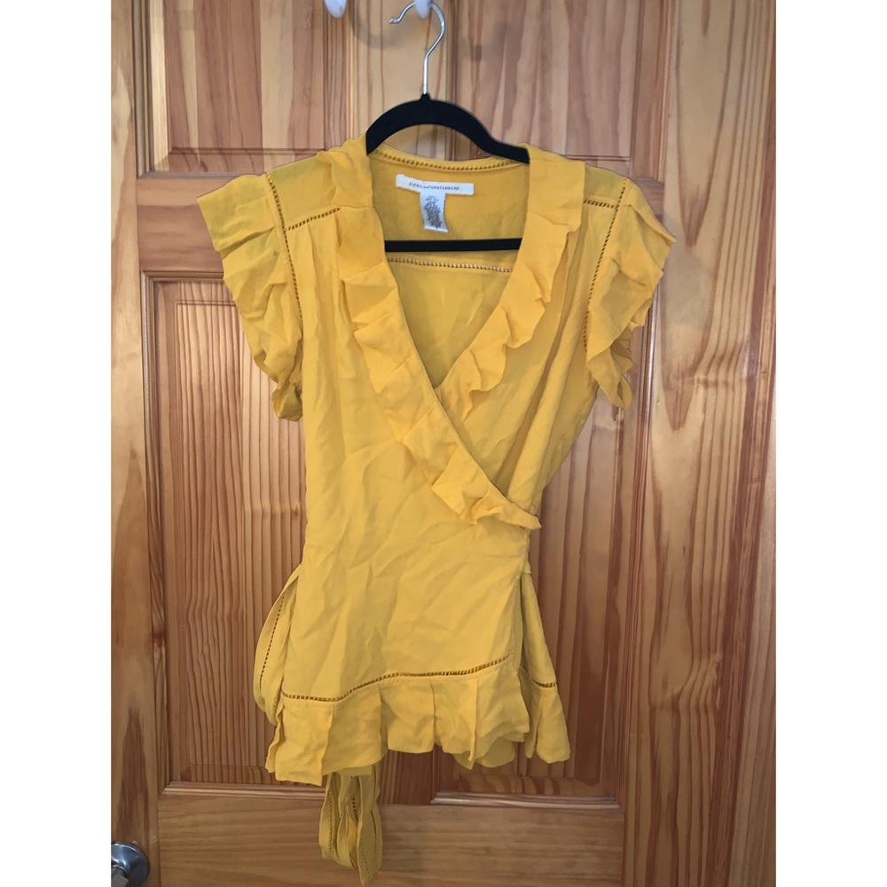 Diane Von Furstenberg wrap shirt